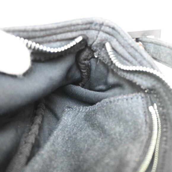 FENDI Logo Shoulder Bag Canvas Leather Gray SHW Italy 32EE760 - Picture 13 of 16